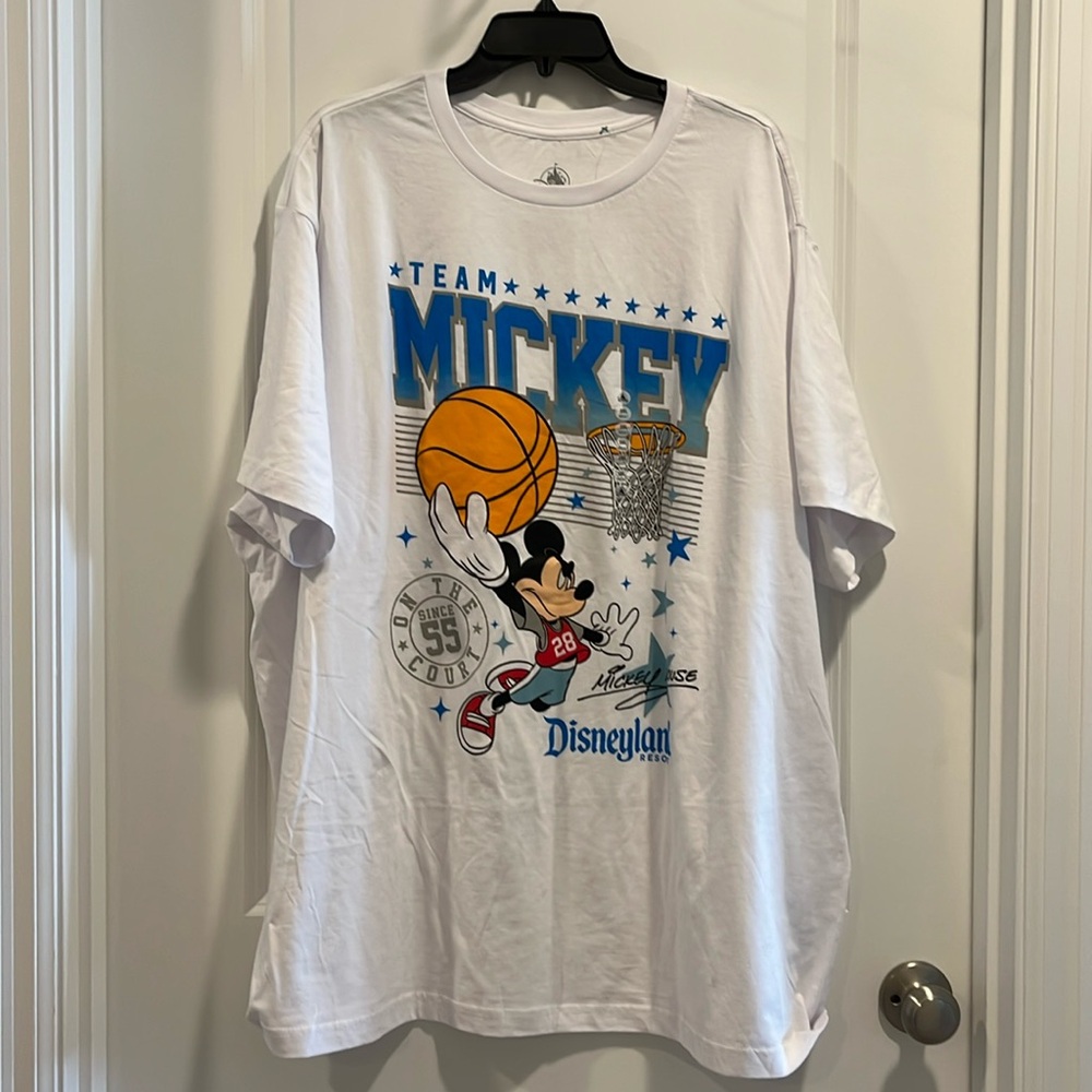 Team Mickey Basketball Disneyland Resort Tee